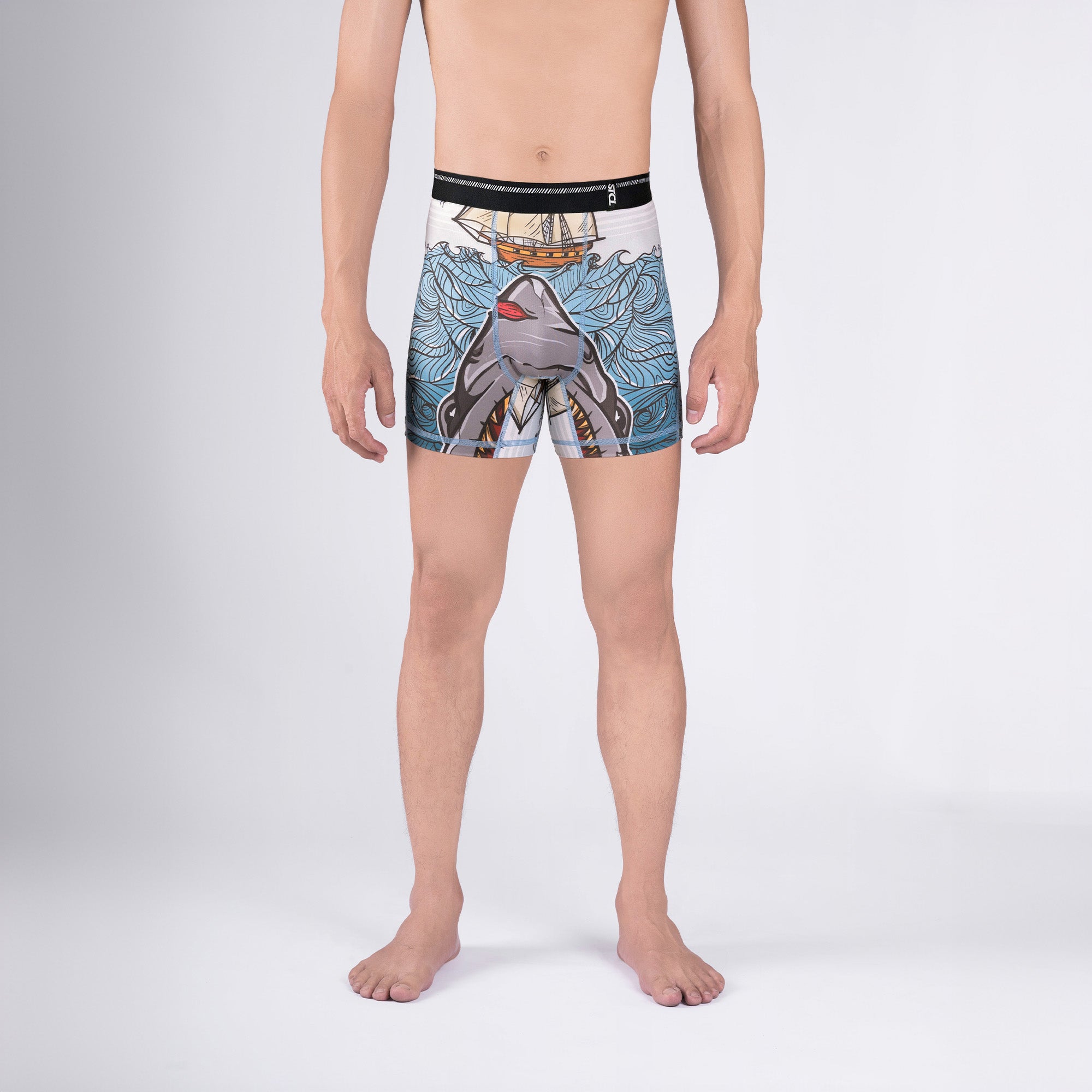 BOXER BRIEF SUPPLECOOL - SHARK ATTACK
