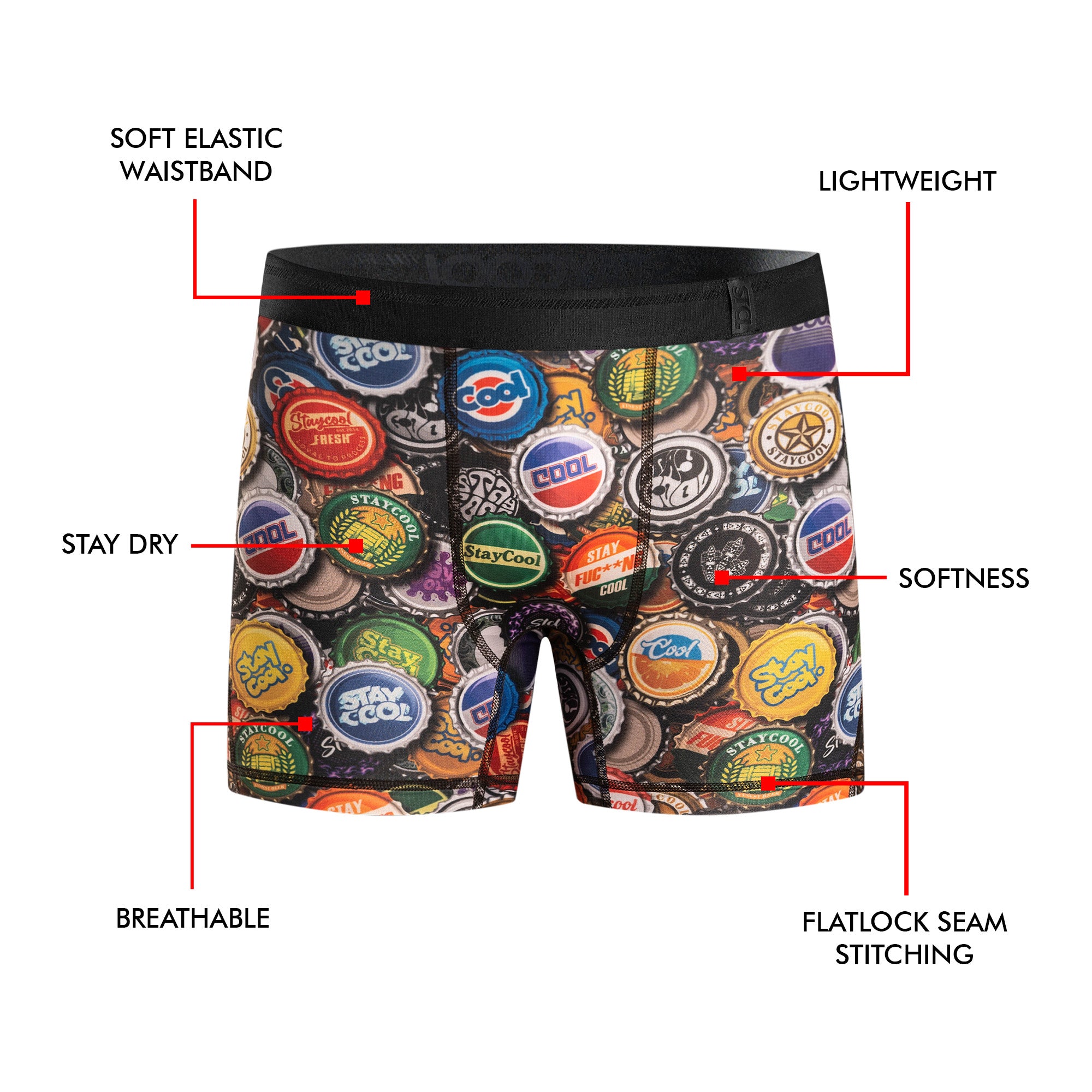 BOXER BRIEF SUPPLECOOL - SC BOTTLECAP