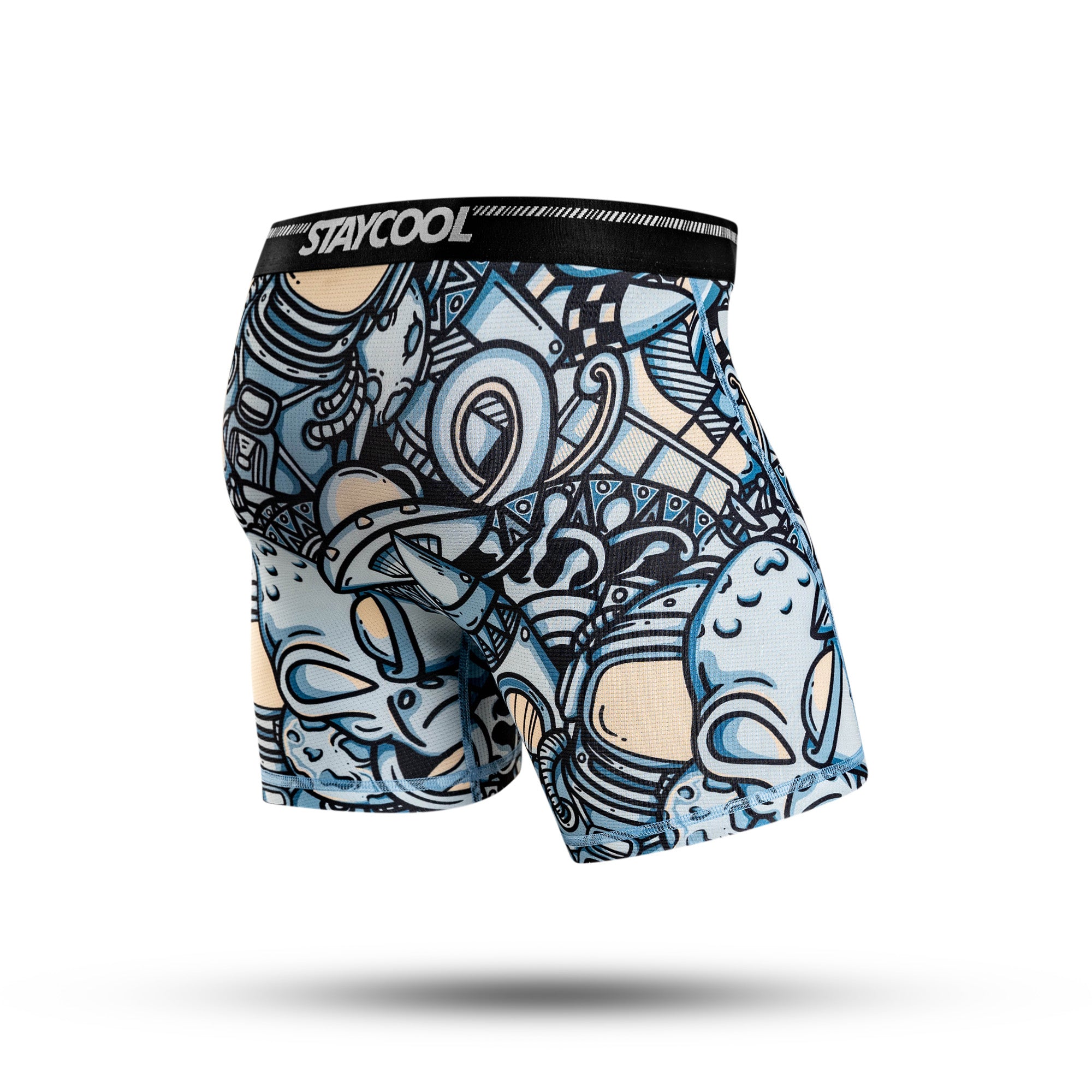 BOXER BRIEF SUPPLECOOL - COSMIC BLUE