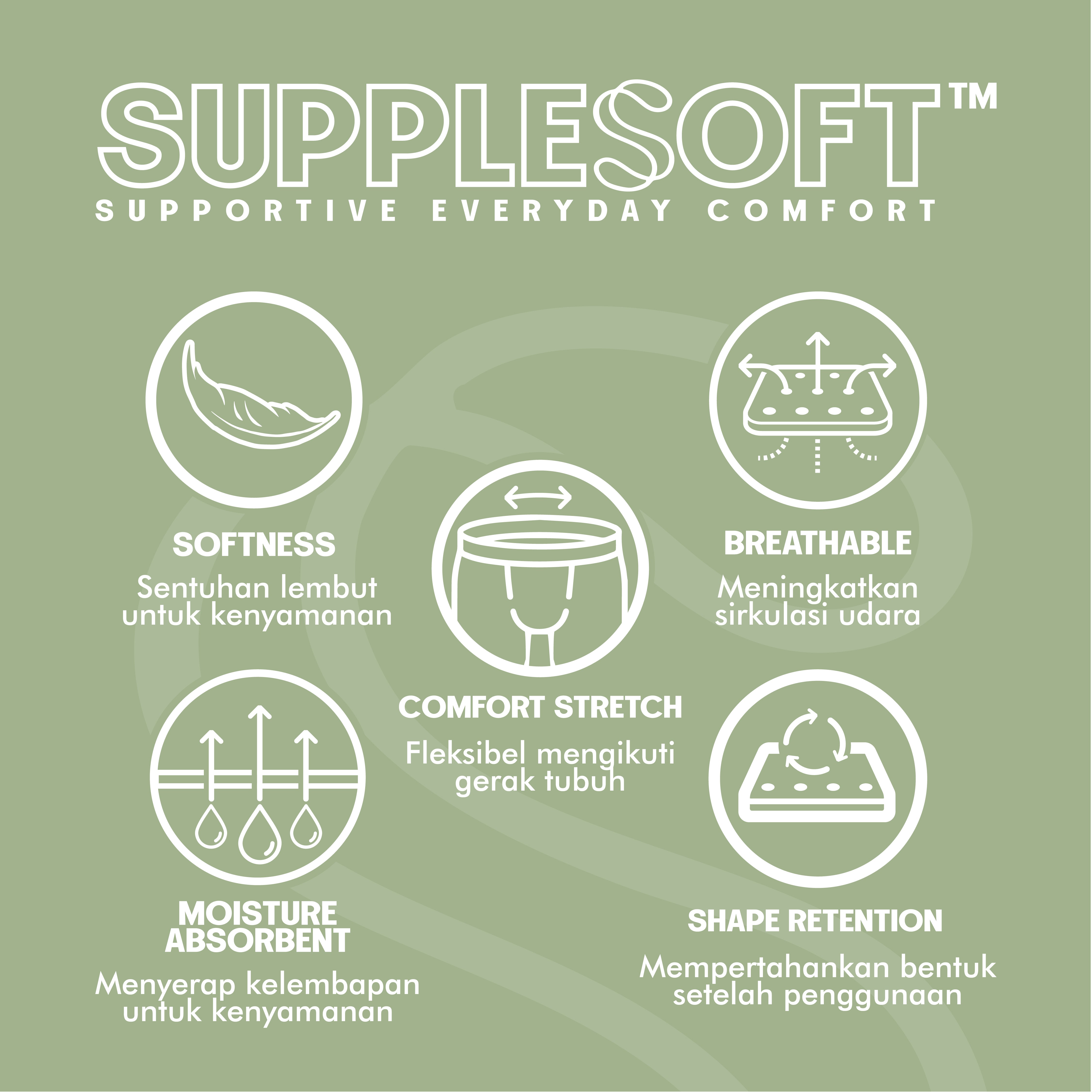 BRIEF SUPPLESOFT - URBAN OLIVE