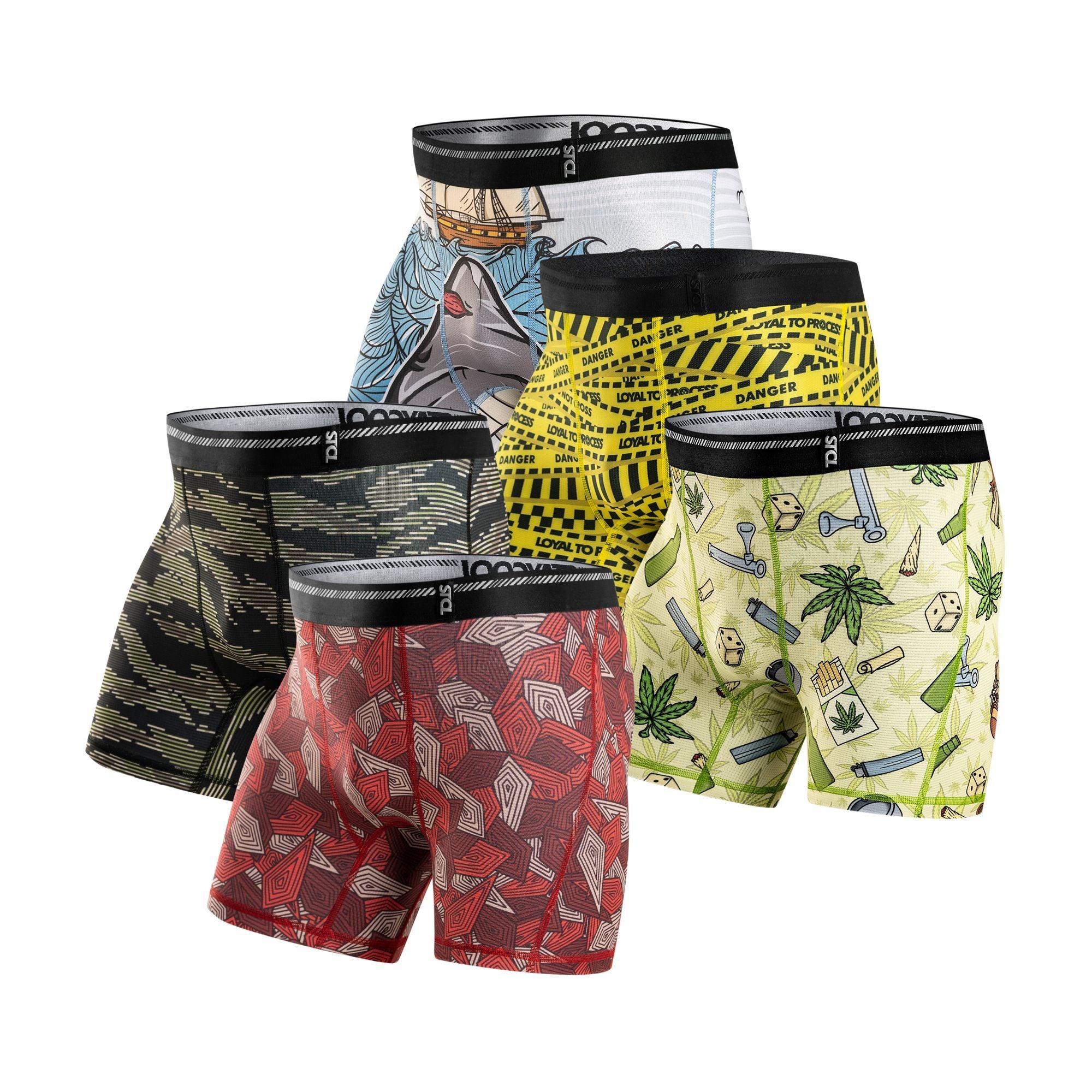 BOXER BRIEFS SUPPLECOOL - MIX ROGUE 5 SET