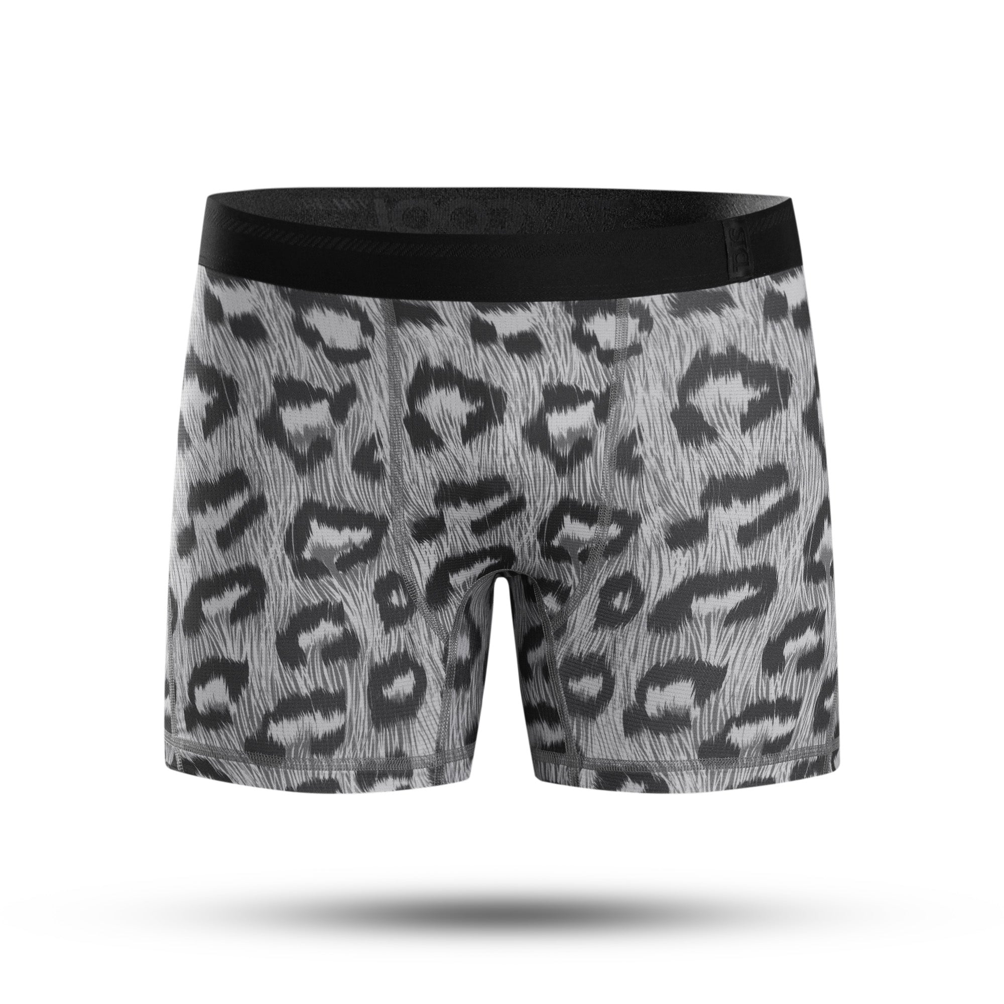 BOXER BRIEF SUPPLECOOL - TIGRIX LEOPARD GREY