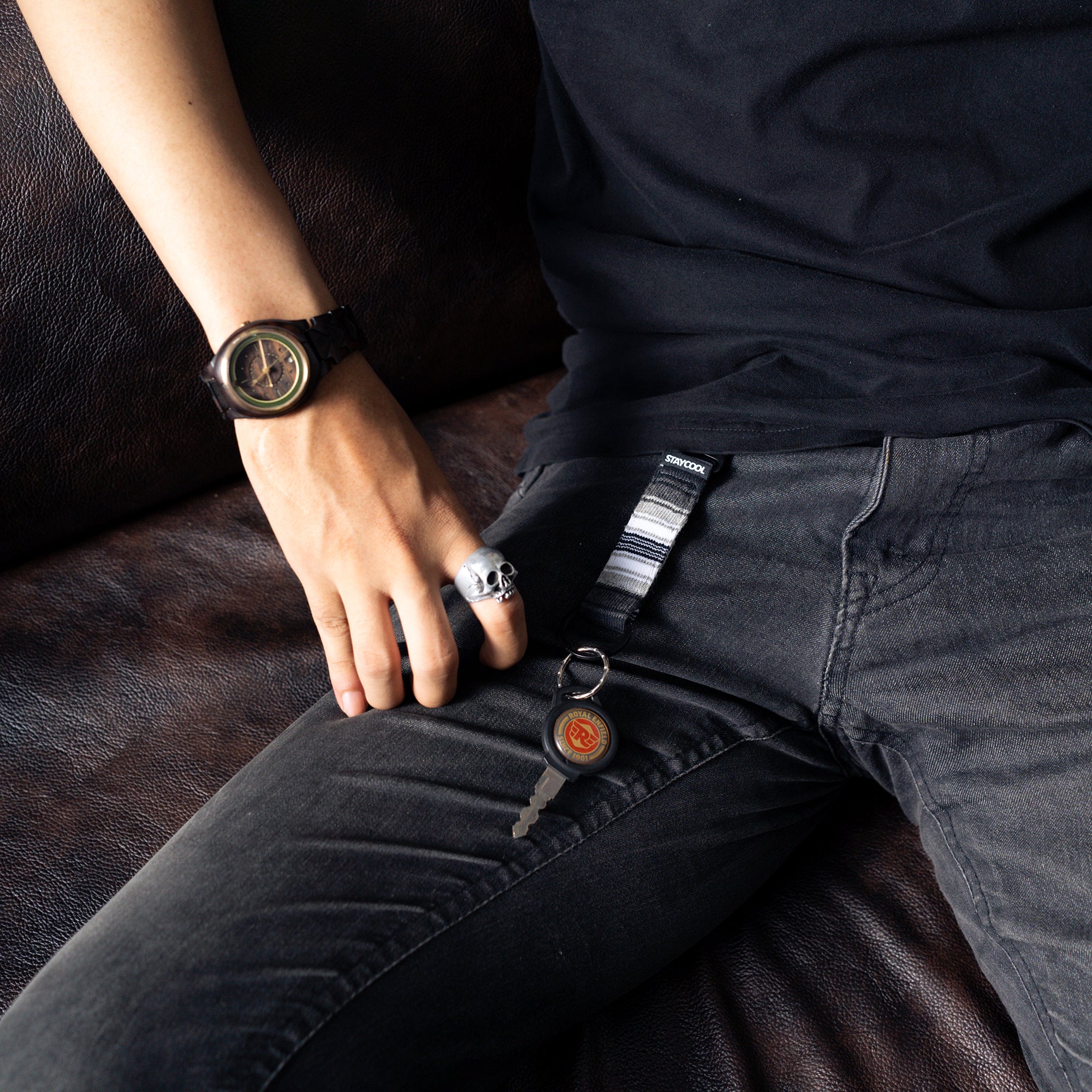 STAYCOOL KEYCHAIN - RETRO STRIPE