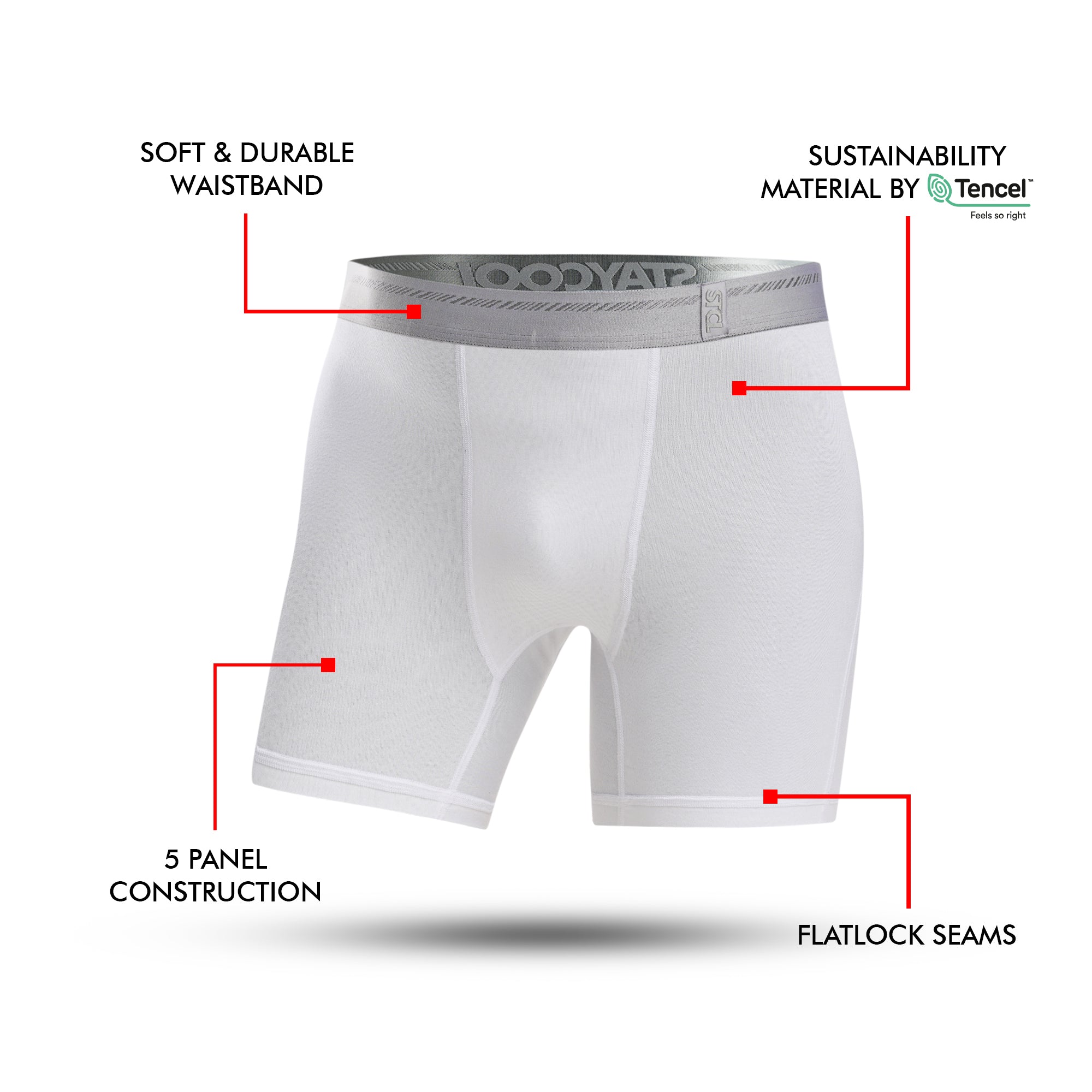 BOXER BRIEF BASIC - PURE WHITE