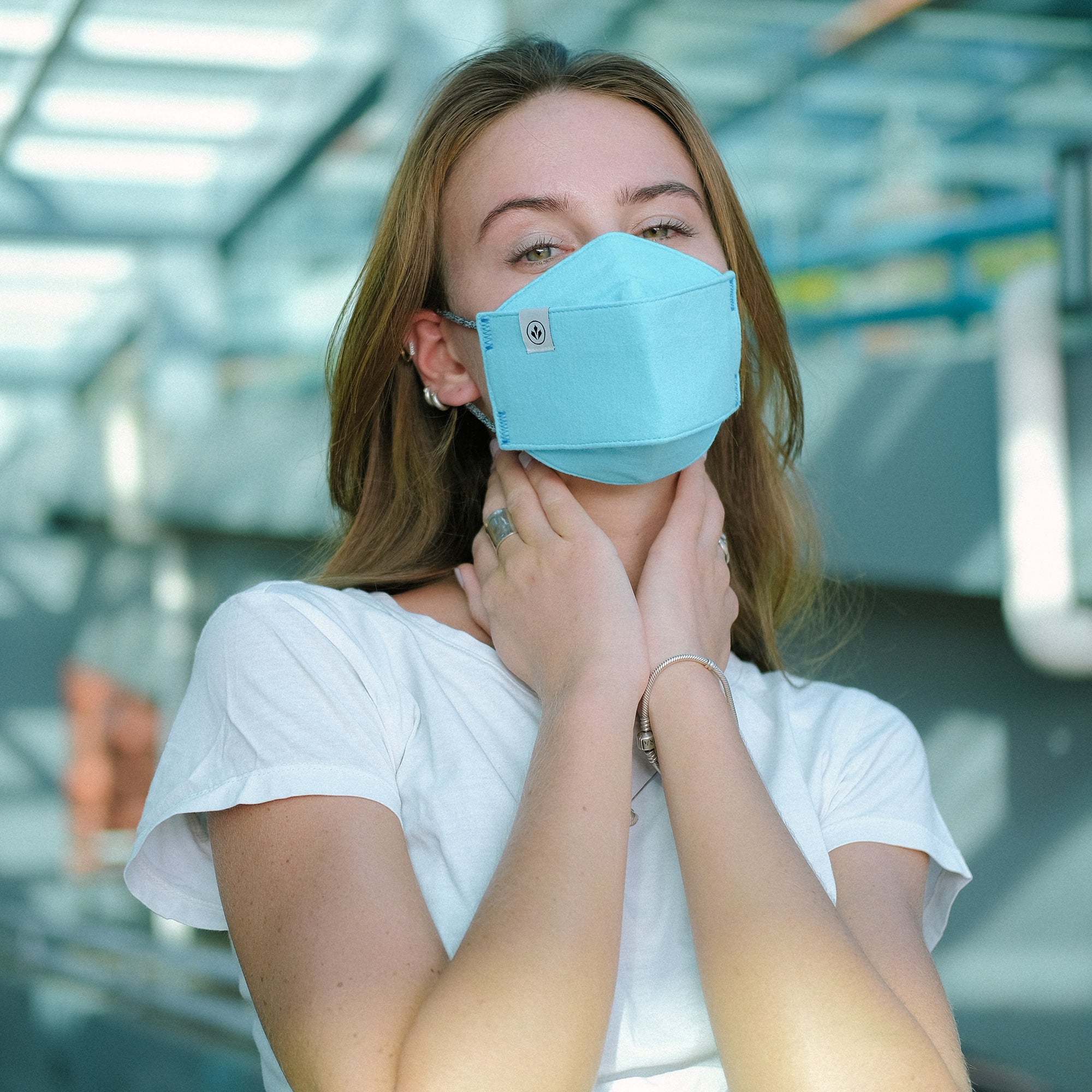 COOL MASK BASIC WOMEN - BABY BLUE