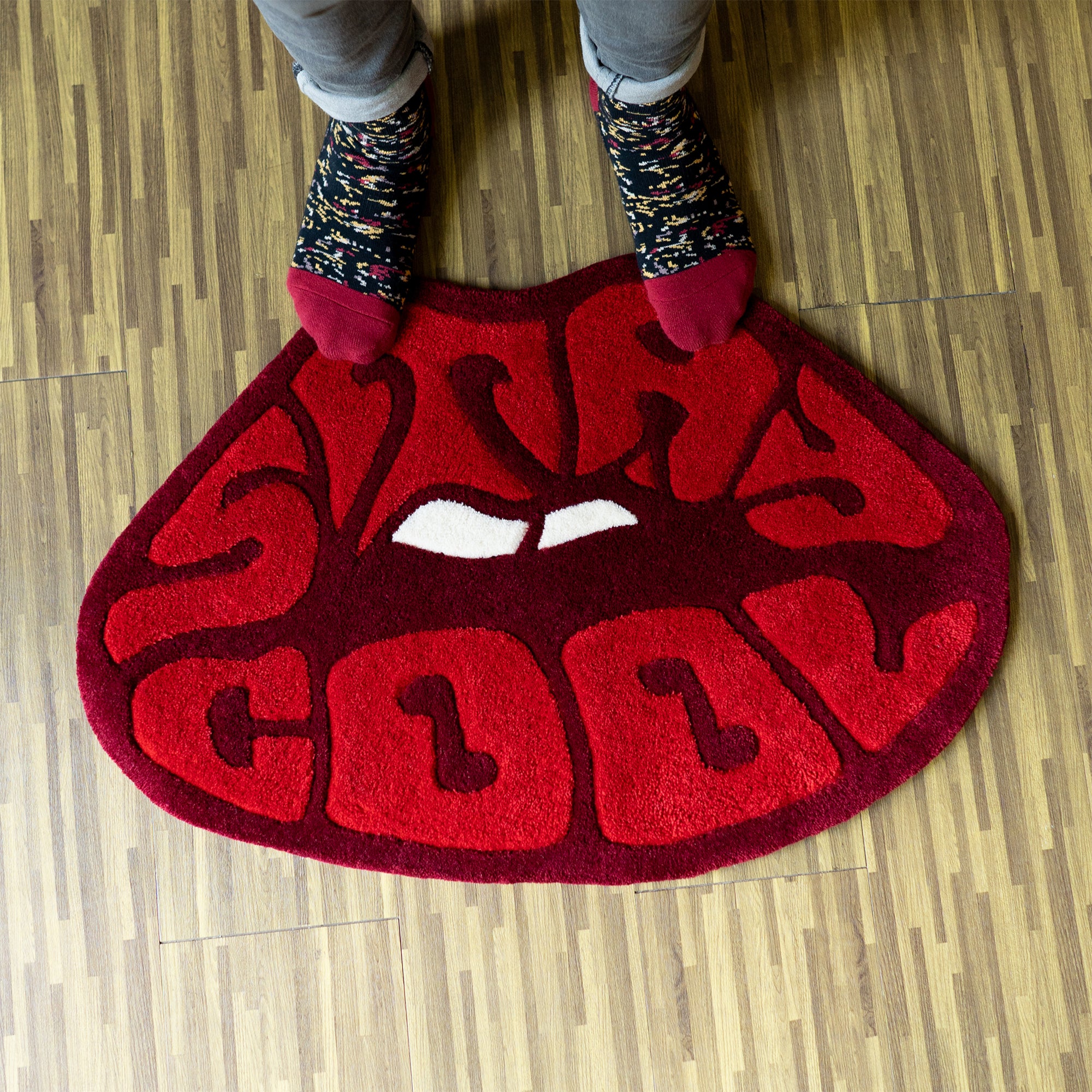 STAYCOOL TUFTED DOORMATS - LIPS
