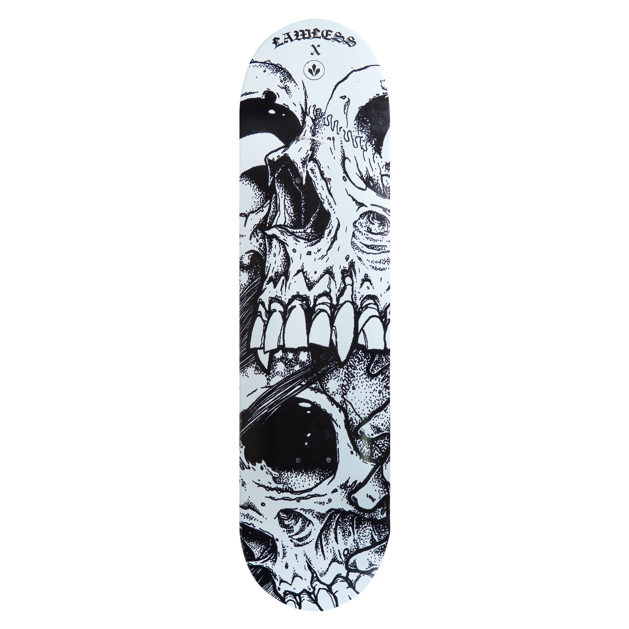 STCL X LAWLESS SKATEBOARD DECK 8" - LA MORT