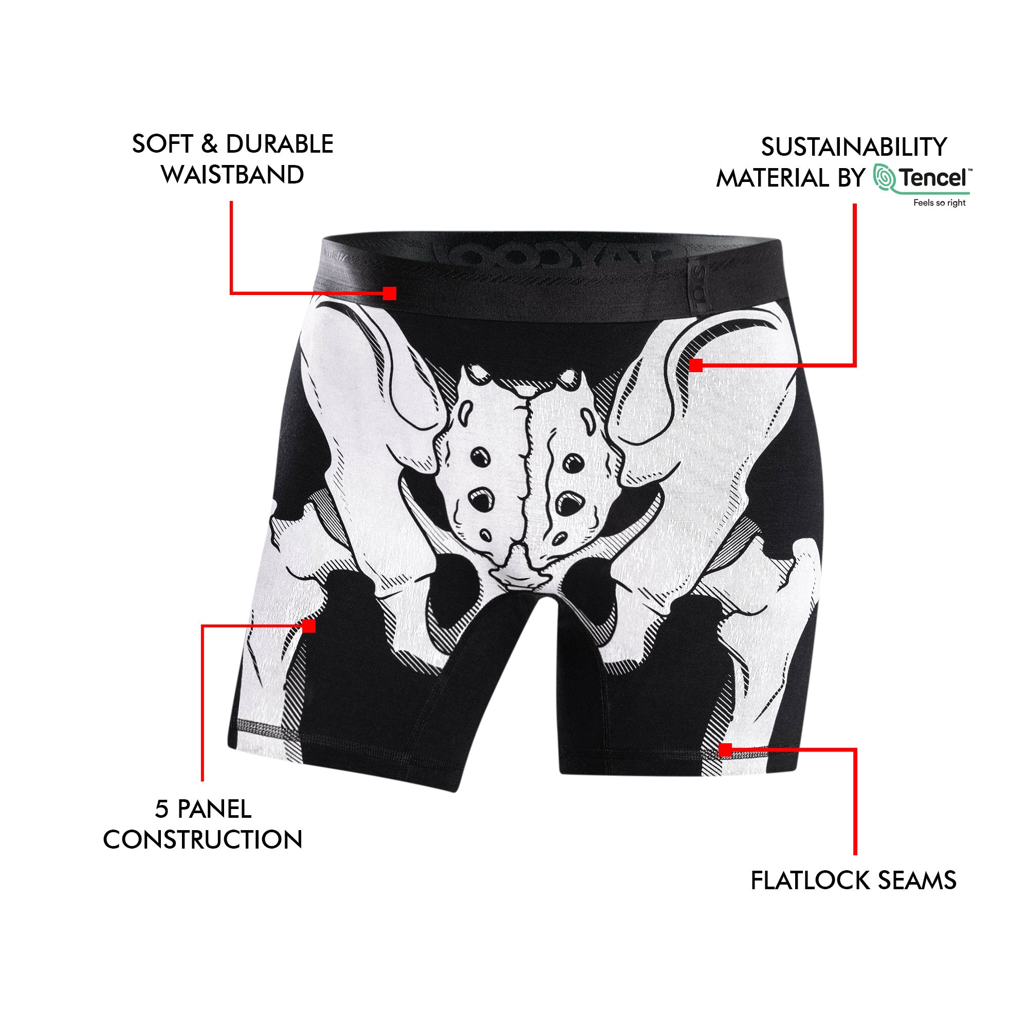 BOXER BRIEF - BONESXRAY