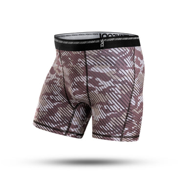 BOXER BRIEF SUPPLECOOL - CAMO WOOD BROWN