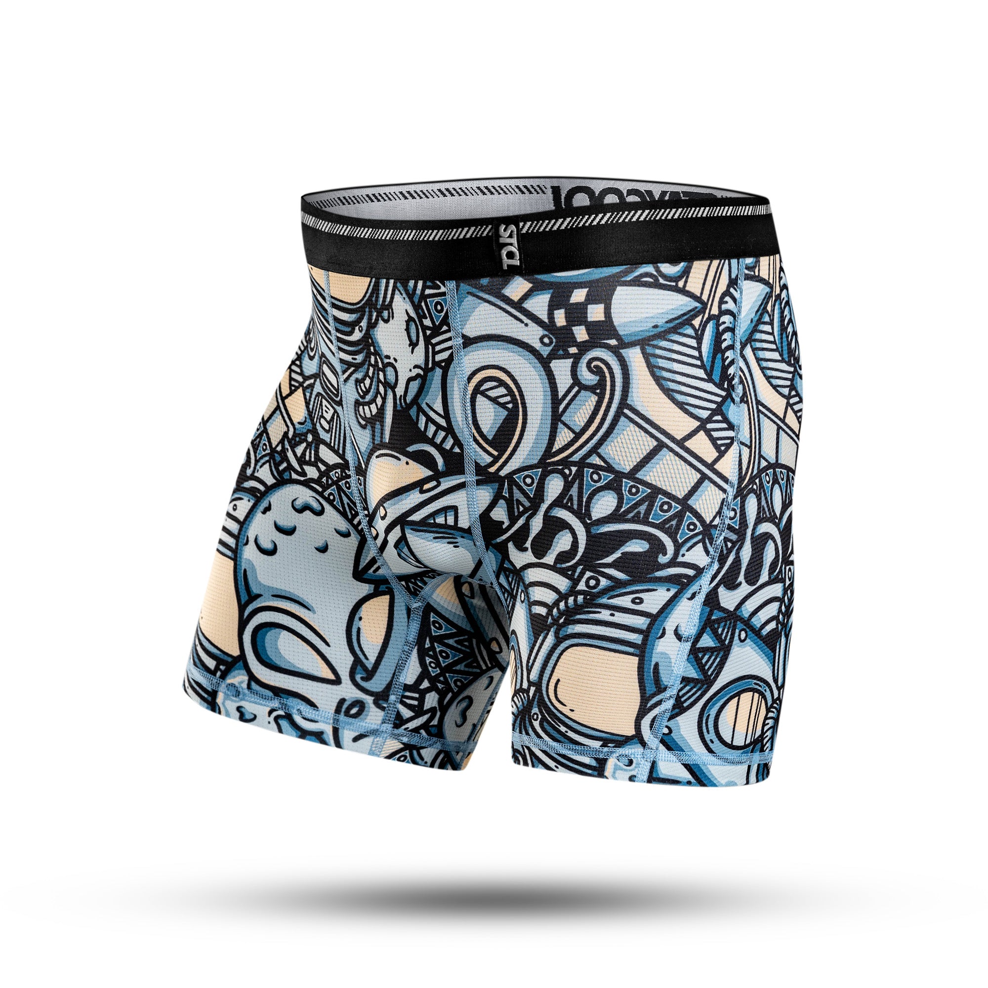 BOXER BRIEF SUPPLECOOL - COSMIC BLUE