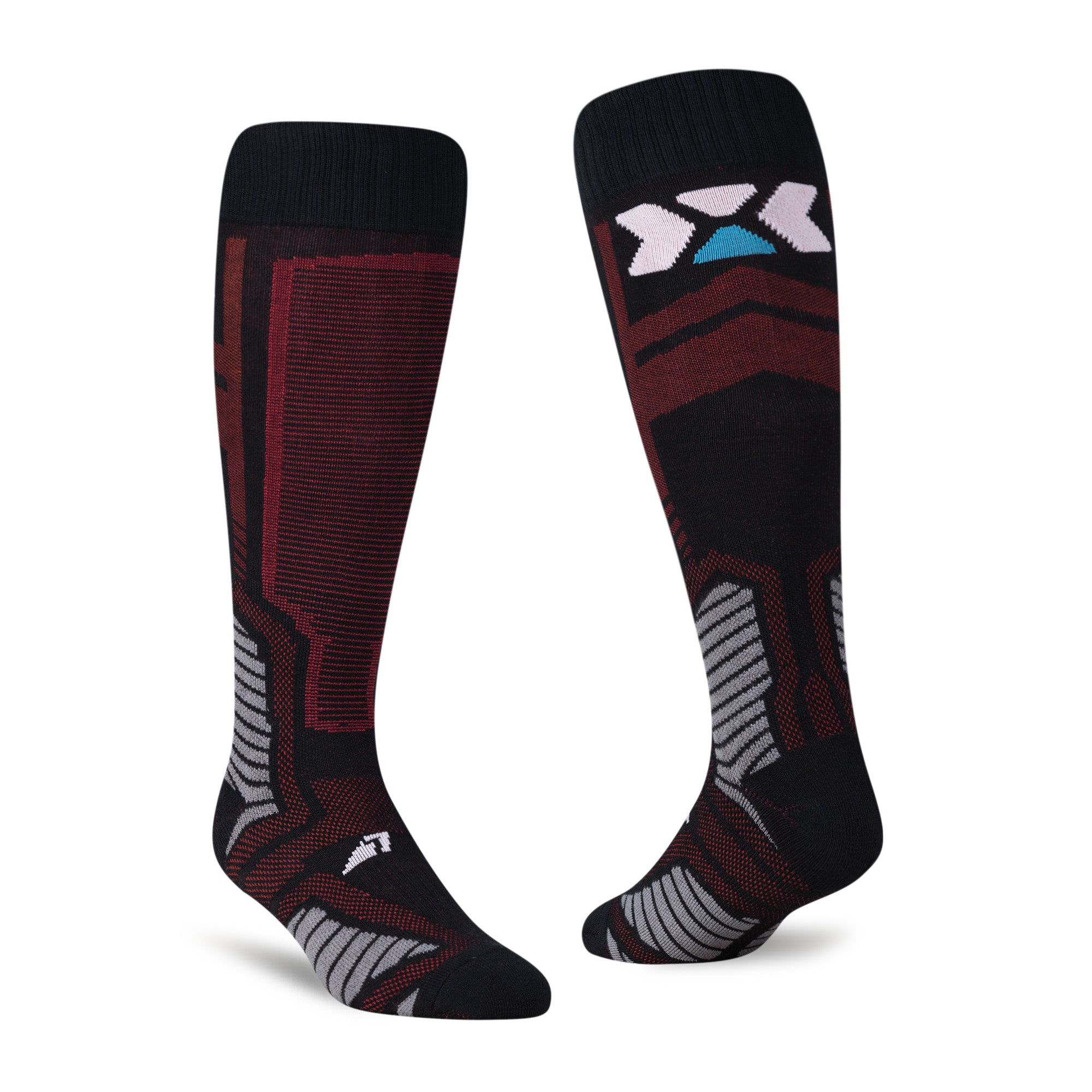 STAYCOOL X VMX - MOTO SOCKS BLACK RED
