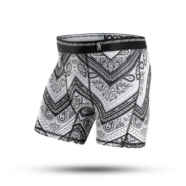 BOXER BRIEF SUPPLECOOL - GRAYSCALE BANDANA