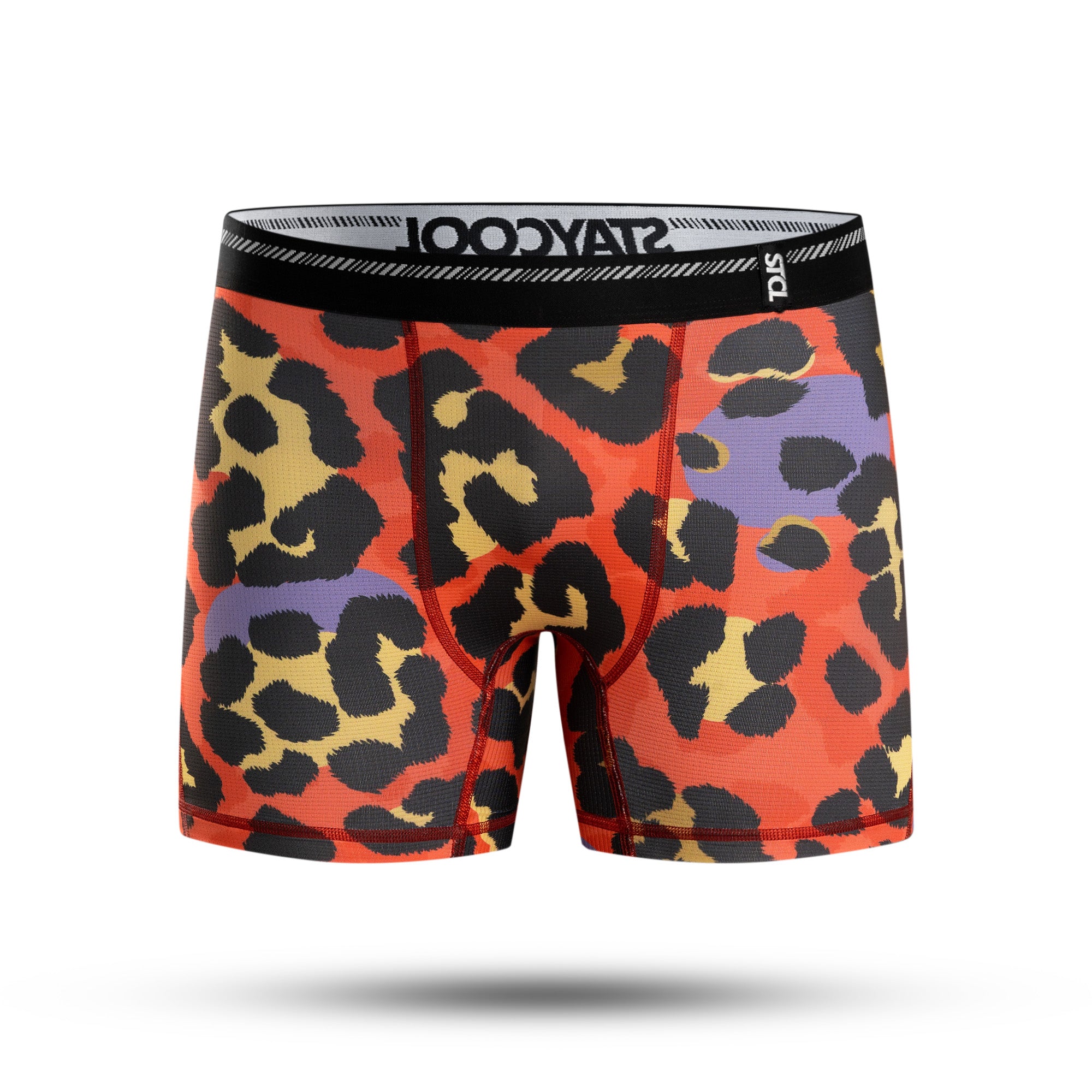 BOXER BRIEF SUPPLECOOL - TIGRIX RED LEOPARD