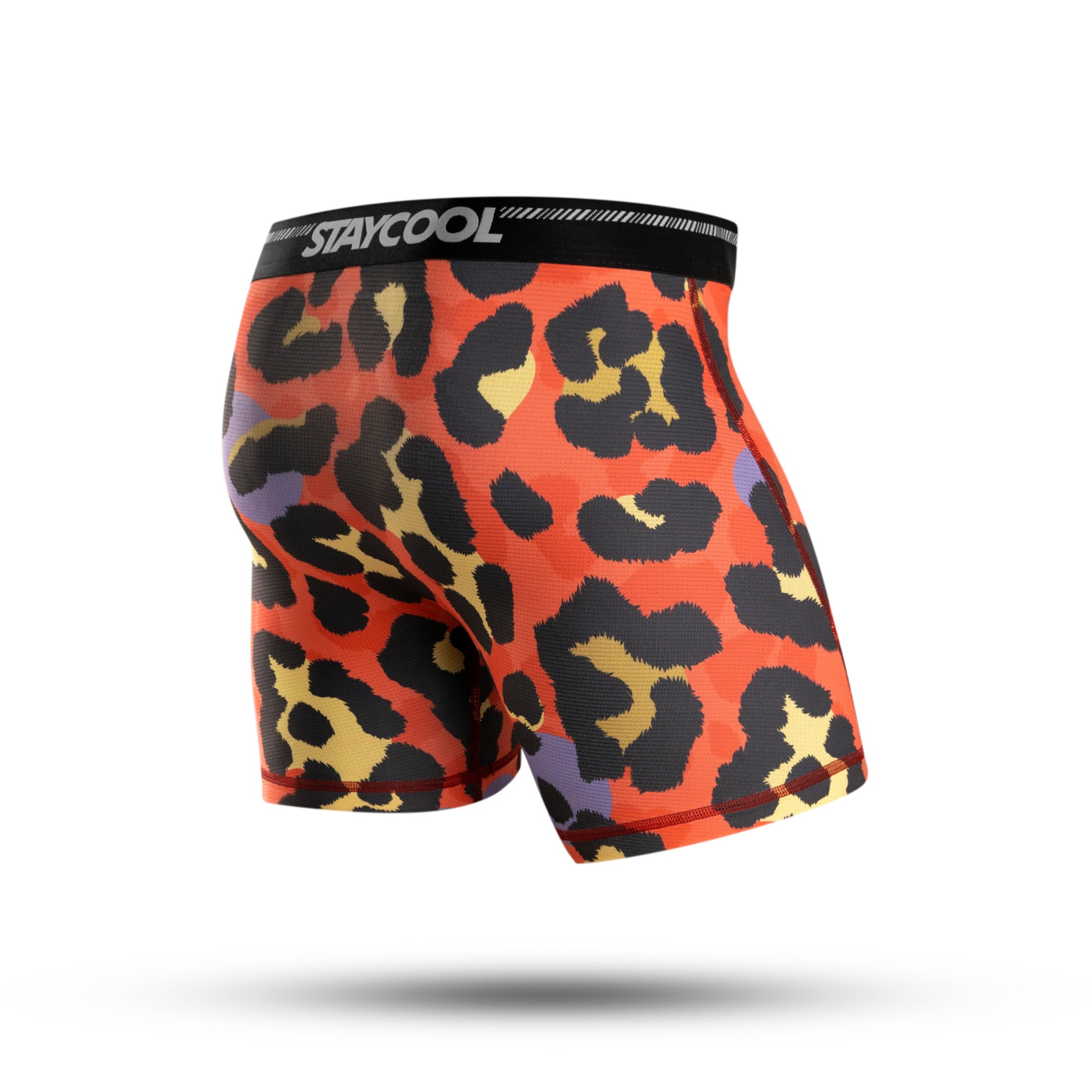 BOXER BRIEF SUPPLECOOL - TIGRIX RED LEOPARD