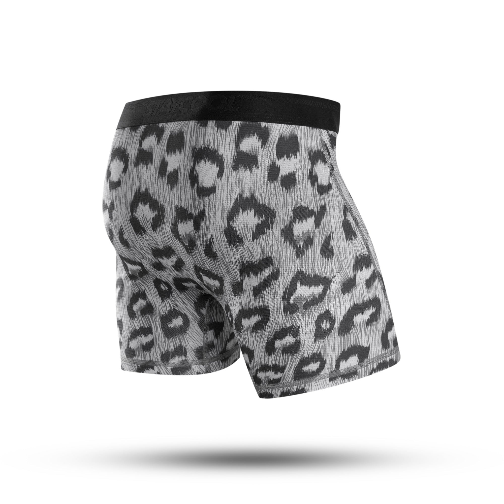 BOXER BRIEF SUPPLECOOL - TIGRIX LEOPARD GREY
