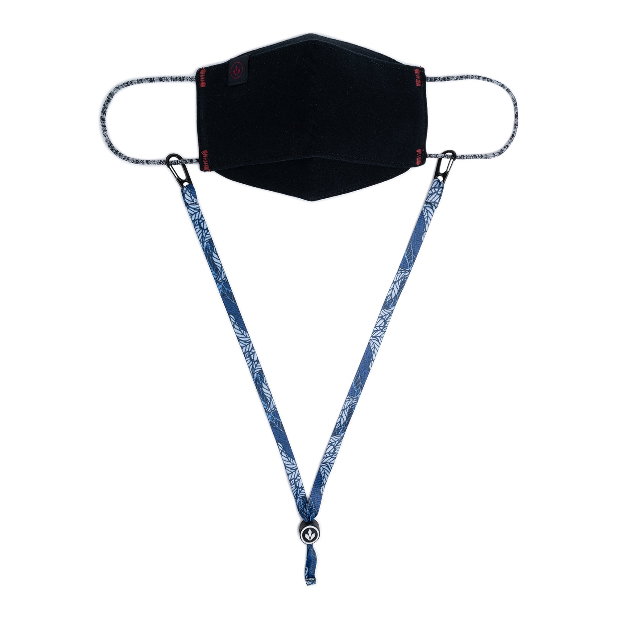 STRAP MASK - BLUE LEAF