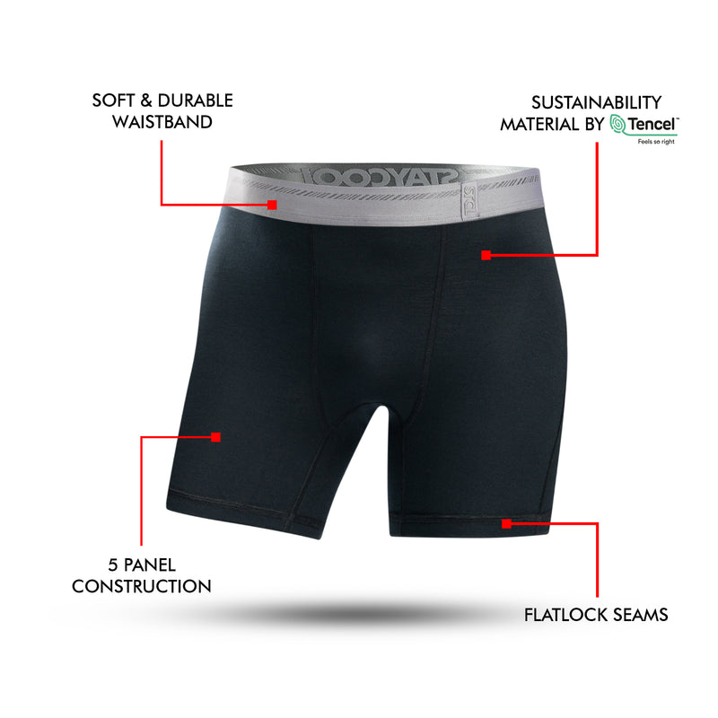 BOXER BRIEFS BASIC - PITCH BLACK SW