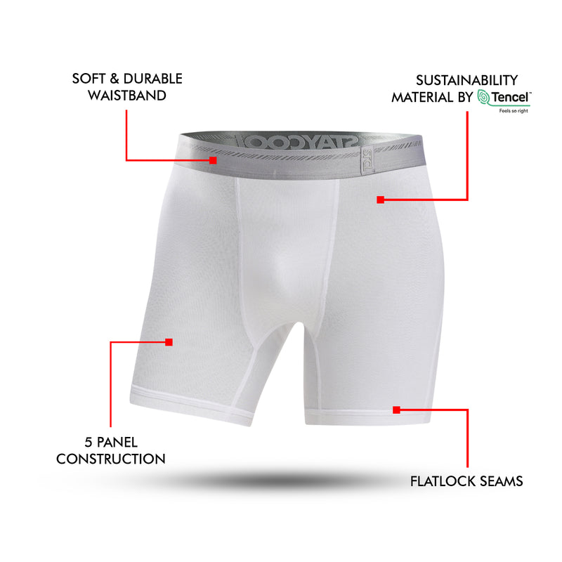BOXER BRIEFS BASIC -  PURE WHITE
