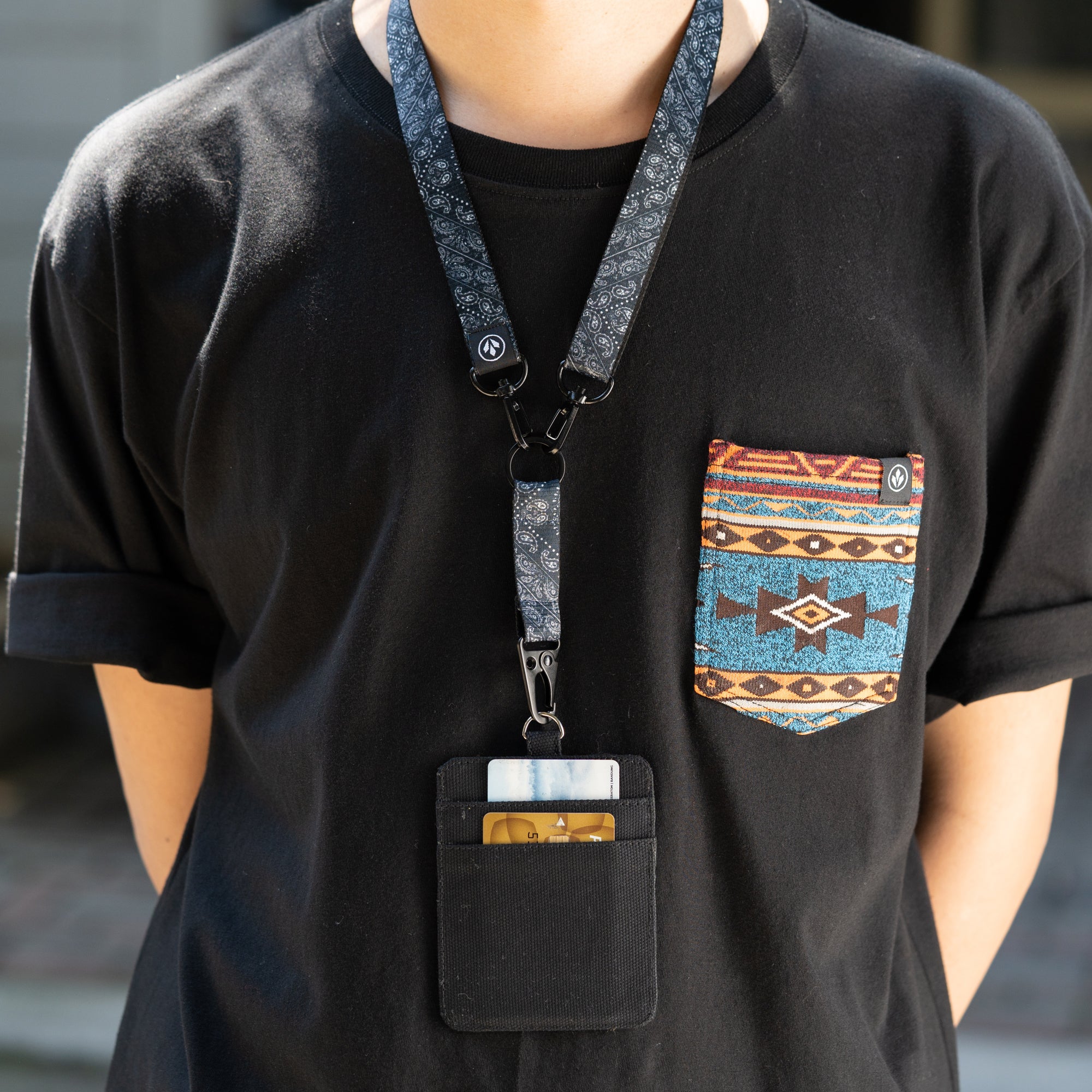 COOL STRAP - PAISLEY BLACK