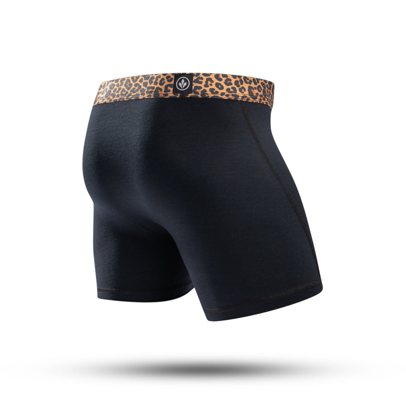 BOXER BRIEFS - LEOPARD WAISTBAND