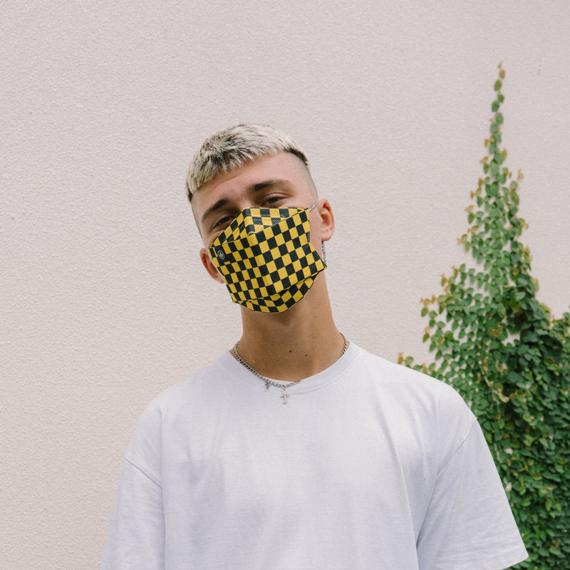 COOL MASK NONWOVEN - CHECKERBOARD (2 SET)