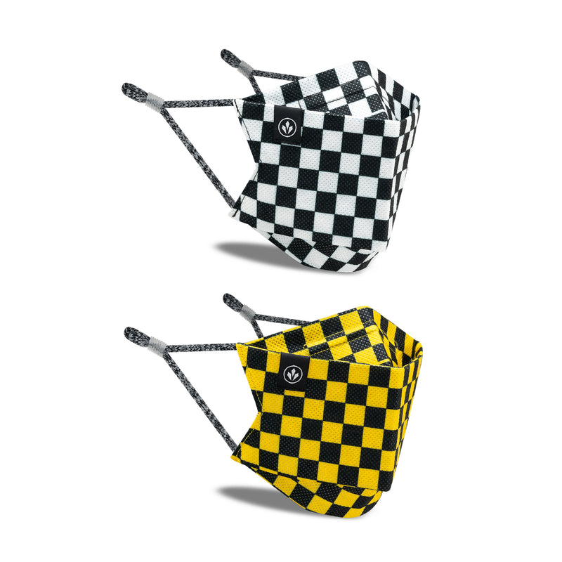 COOL MASK NONWOVEN - CHECKERBOARD (2 SET)