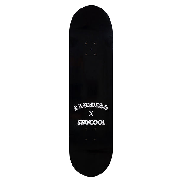 STCL X LAWLESS SKATEBOARD DECK 8" - LAWLESS BURGERBAR