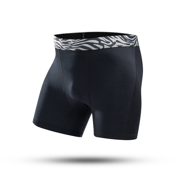 BOXER BRIEFS - ZEBRA WAISTBAND