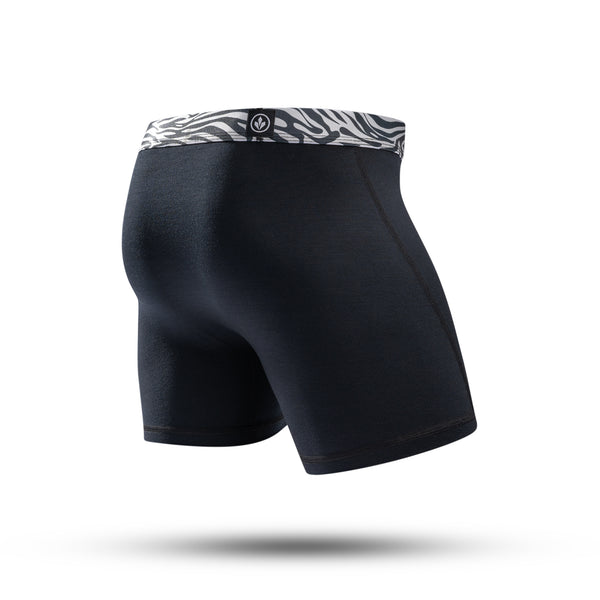BOXER BRIEFS - ZEBRA WAISTBAND